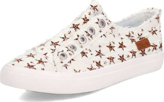 Picture of Blowfish Malibu Play Womens Slip On BM US WhiteLeopardStar - Size: 8