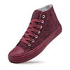 Picture of rosyclo Women's High Top Canvas Sneakers Fashion Lace-up Classic Casual Walking Shoes - Size: 5.5