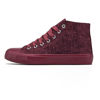Picture of rosyclo Women's High Top Canvas Sneakers Fashion Lace-up Classic Casual Walking Shoes - Size: 5.5