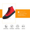 Picture of rosyclo Women's High Top Canvas Sneakers Fashion Lace-up Classic Casual Walking Shoes - Size: 6.5