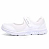 Picture of SAGUARO Women's Comfy Breathable Walking Shoes Lady Soft Fashion Mary Jane Sneakers Lightweight Flat Shoes, White - Size: 6