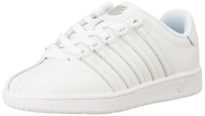 Picture of K-Swiss baby boys Classic Vn Sneaker, White/White, 4 Toddler US - Size: 4 Toddler
