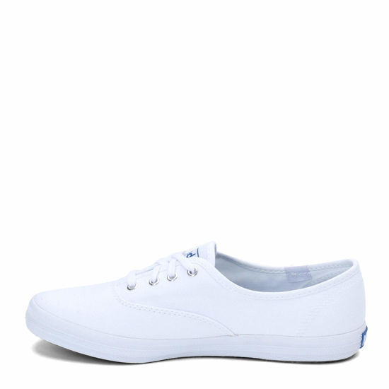 Picture of Keds Women's Champion Lace Up Sneaker, White Canvas, 9.5 Medium - Size: 9.5