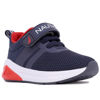 Picture of Nautica Kids Light Up Flashing Sneaker Athletic Strap Running Shoes Boy Girl Toddler Little Kid -Towhee Buoy Lights-Navy Red Size-5 - Size: 5 Toddler