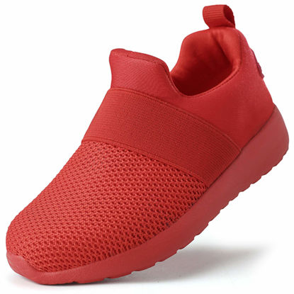 Picture of QIJGS Toddler/Little Kid Boys Girls Shoes Running Sneakers Athletic Tennis Walking Shoes-red-29 - Size: 11.5 Little Kid