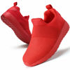Picture of QIJGS Toddler/Little Kid Boys Girls Shoes Running Sneakers Athletic Tennis Walking Shoes-red-29 - Size: 11.5 Little Kid