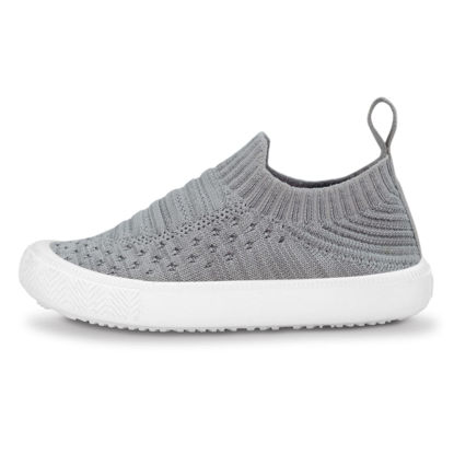 Picture of JAN & JUL Baby Early Walk Shoes for Boys Girls, Non-Slip Sneaker for Toddlers (Grey, US Size 5) - Size: 5 Toddler