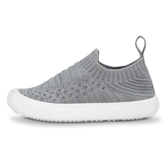 Picture of JAN & JUL Baby Early Walk Shoes for Boys Girls, Non-Slip Sneaker for Toddlers (Grey, US Size 5) - Size: 5 Toddler