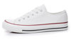 Picture of Cull4U Women's NewRetro Low-Top Sneakers Shoes (7 M US,White/White/Red) - Size: 7