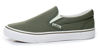 Picture of Cull4U Women's Classic Slip On Trainer Shoes (9 M US,Olive/White) - Size: 9