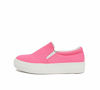 Picture of Soda Hike ~ Slip On Double Layer Foam Padded Cushion Sock Fashion Sneakers (7.5, Neon Pink) - Size: 7.5