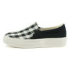 Picture of Soda TOPSHOE ave- Hike Platform Slip- On Sneaker w/Cushion Foam (8.5, Gingham Black, Numeric_8_Point_5) - Size: 8.5