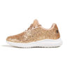 Picture of K KIP WOK Toddler Girls Glitter Sneakers Sparkle Slip On Walking Shoes for Kids/Children Breathable Running Sneakers(Rose Gold2,Little Kids 1) - Size: 1 Little Kid