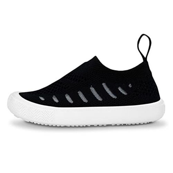 Picture of JAN & JUL Light-Weight Sneakers for Toddler Boy and Girl (Black, Size: 7 Toddler) - Size: 7 Toddler