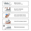 Picture of JAN & JUL Light-Weight Sneakers for Toddler Boy and Girl (Black, Size: 7 Toddler) - Size: 7 Toddler