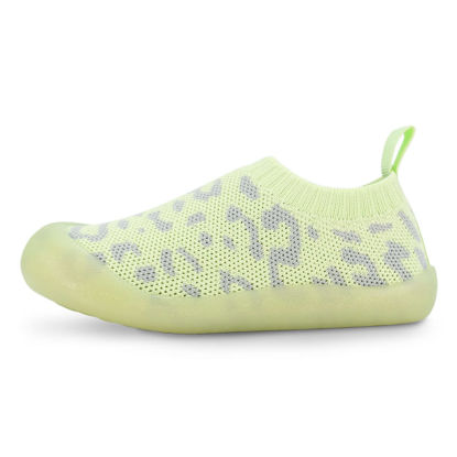 Picture of JAN & JUL Kids Light-Weight Flexible Shoes for Girls and Boys, Machine Washable (Honeydew, 9 Toddler) - Size: 9 Toddler