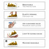 Picture of JAN & JUL Toddler Boy Sneakers, Flexible and Light-Weight (Triceratops, Size: 8 Toddler) - Size: 8 Toddler