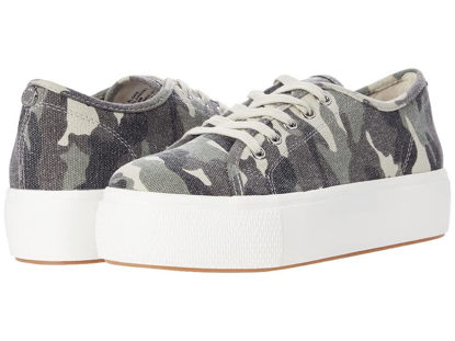 Picture of Steve Madden Women's Elore Sneaker, Green Camo, 7.5 - Size: 7.5