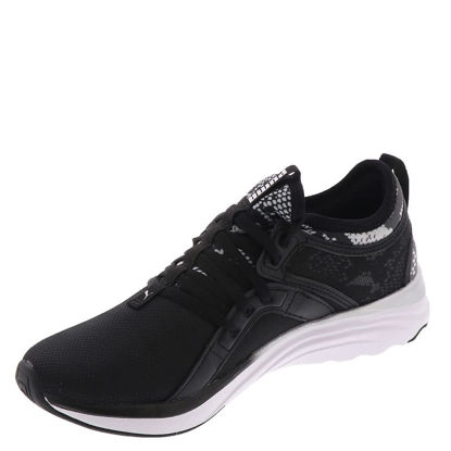 Picture of PUMA Softride Sophia Snake Womens Sneaker 8 BM US BlackMetallic Silver - Size: 8
