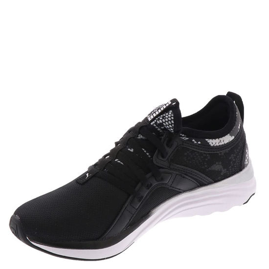 Picture of PUMA Softride Sophia Snake Womens Sneaker 8 BM US BlackMetallic Silver - Size: 8