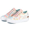 Picture of JENN ARDOR Women Platform Sneakers Hidden Wedge Canvas Shoes Fashion Walking Slip On Sneaker Non Slip with Zipper - Size: 9