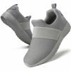 Picture of QIJGS Toddler/Little Kid Boys Girls Shoes Running Sneakers Athletic Tennis Walking Shoes-grey-27 - Size: 9.5 Toddler