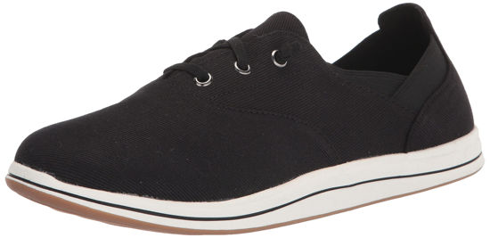 Picture of Clarks Breeze Ave Sneaker, Black Canvas, 9.5 Medium - Size: 9.5