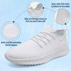 Picture of YRLTYO Womens Tennis Shoes Running Shoes - Gym Sneakers Shoes Walking Workout Shoes Non Slip Walking Athletic Slip on Breathable Mesh Comfortable Lightweight Casual Fashion Sports Shoes White Size 6 - Size: 6