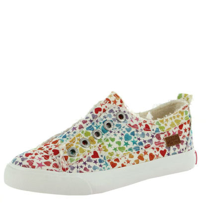 Picture of Blowfish Malibu PlayK SHR Girls ToddlerYouth Slip On 5 M US Big Kid Off WhiteGlitterMulti - Size: 5