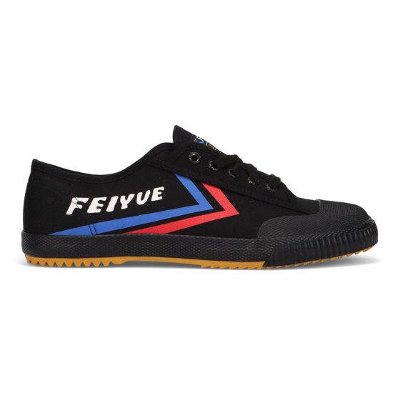 Picture of FEIYUE Fe Lo 1920 Low Top Canvas Performance Shoe with Rubber Sole Everyday Fashion Sneaker Black - Size: 12 Women/10 Men