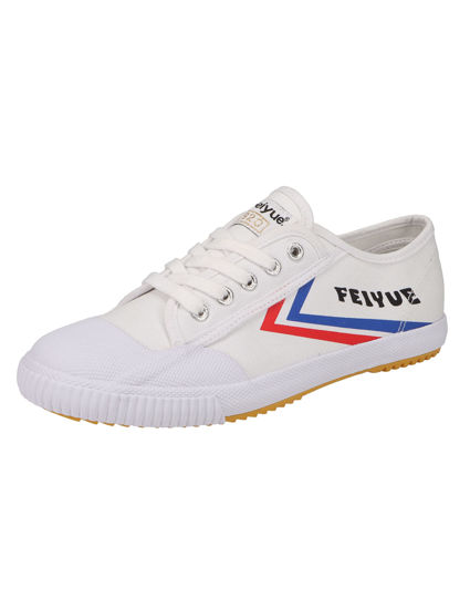 Picture of FEIYUE Fe Lo 1920 Canvas Martial Arts Shoes, Unisex Low Top Great Sneakers for Martial Arts, Parkour, Lifting, and Great for Every Day Casual Wear White - Size: 13 Women/11 Men