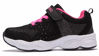 Picture of Vivay Kids Tennis Shoes Fashion Sneakers Lace-up Lightweight Breathable Girls Sports Shoes (1f-Black/Rose red,9 Toddler) - Size: 9 Toddler