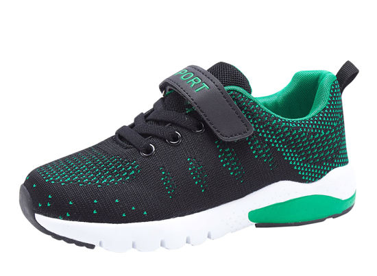 Picture of Caitin Kids Running Tennis Shoes Lightweight Casual Walking Sneakers for Toddler Little Big Boys and Girls - Size: 3 Little Kid