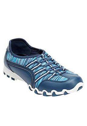 Picture of Comfortview Women's Wide Width The Tory Sneaker - 13 W, Blue - Size: 13 Wide