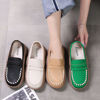 Picture of Women's Slip On Lightweight Comfortable Loafers,Low Top Thick Sole Non Slip Sneakers Casual Fashion Walking Shoes (Black,8.5) - Size: 8.5