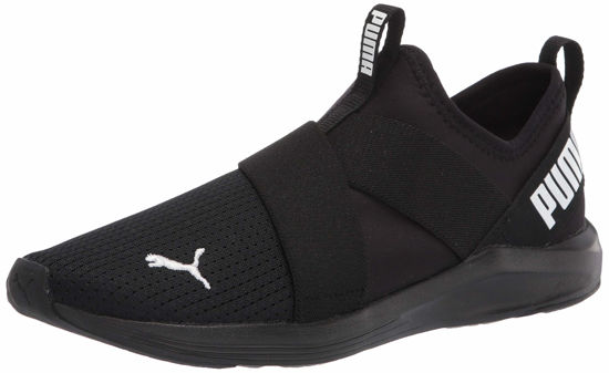 Picture of PUMA Women's PROWL SLIP-ON Sneaker, Puma Black-Puma White-Puma Black, 5.5 - Size: 5.5