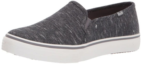Picture of Keds Women's Double Decker Speckle Jersey Sneaker, Charcoal, 11 - Size: 11