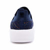 Picture of Nautica Kids Girls Youth Fashion Sneaker Running Shoes -Slip On-West Deck Youth-Navy Rainbow Size-1 - Size: 1 Little Kid