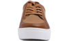 Picture of FEVERSOLE Women's Winter Vegan Leather Lightweight Platform Lace-Up Street Sneakers Camel Faux Woolen PU Platform Size 8.5 M US - Size: 8.5