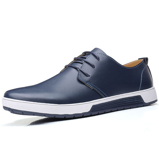 Picture of XIPAI Mens Casual Shoes Comfortable Fashion Dress Sneakers Blue US 13 - Size: 13