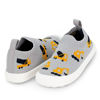 Picture of JAN & JUL Light-Weight Baby Summer Shoes for Toddler (Grey Construction, Size: 5 Toddler) - Size: 5 Toddler