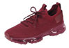 Picture of Forever Link Womens Air Cushion Fashion Sneakers Breathable Knit Comfortable Lightweight Walking Shoes, Burgundy, 6.5 - Size: 6.5