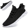 Picture of QIJGS Running Shoes for Men Gym Tennis Athletic Mesh Sneakers Lightweight Sports Fashion Workout Casual Shoes-Black White-Size 6.5 - Size: 6.5