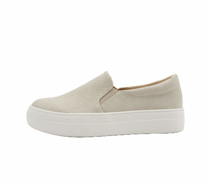 Picture of Soda TOPSHOE ave- Hike Platform Slip- On Sneaker w/Cushion Foam (L-Stone Cobra, Numeric_8_Point_5) - Size: 8.5