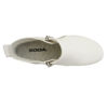 Picture of Soda Taylor Hidden Wedge Booties Fashion Sneaker Shoes Side Zipper (White Canvas, numeric_11) - Size: 11