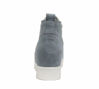 Picture of Soda Taylor Hidden Fahsion Wedge Sneaker Shoes Side Zipper,Steel Blue,8.5 - Size: 8.5