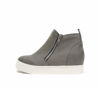 Picture of Soda Womens Taylor Nubuck Hight Top Slip On Fashion Sneakers (Grey, us_Footwear_Size_System, Adult, Women, Numeric, Medium, Numeric_10) - Size: 10