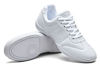 Picture of WUIWUIYU Boys Girls White Lace-up School Cheer Shoes Chearleading Dancing Sports Shoe Sneakers Size 1.5 - Size: 1.5 Little Kid