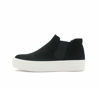 Picture of Soda Women's Woods Chelsea Canvas Platform Cushion Foam Sneakers (Black Imit, Numeric_6_Point_5) - Size: 6.5