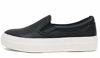 Picture of Soda Women's Preforated Slip On Sneakers (Black New C, 6) - Size: 6